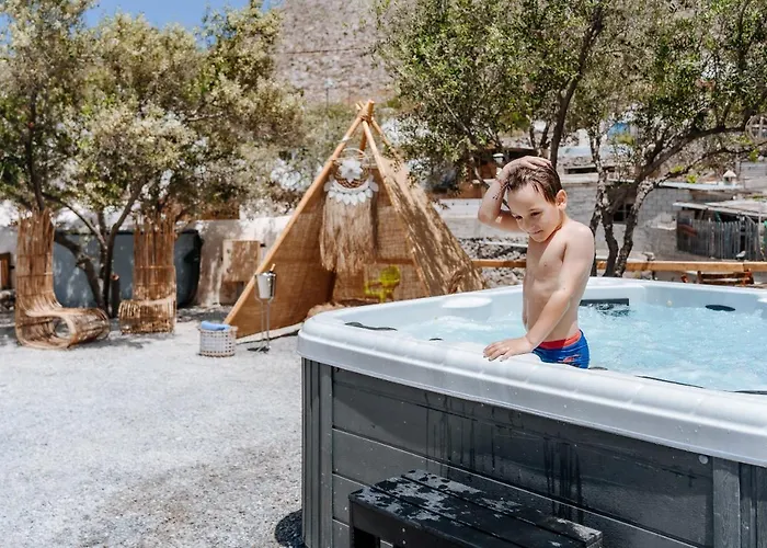 Rock Complex - Castleview - 2 Jacuzzis 빌라 Emporio (Santorini)