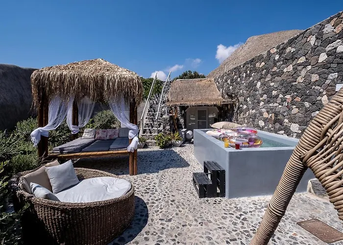 Rock Complex - Castleview - 2 Jacuzzis Villa Emporio (Santorini)