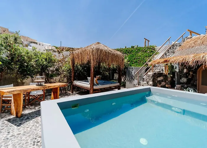 Villa Rock Complex - Castleview - 2 Jacuzzis Emporio (Santorini)