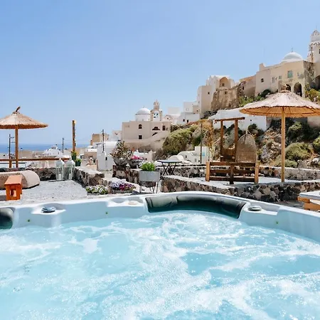 Villa Rock Complex - Private Luxe Retreat - Castle And Sea View Emporio (Santorini)